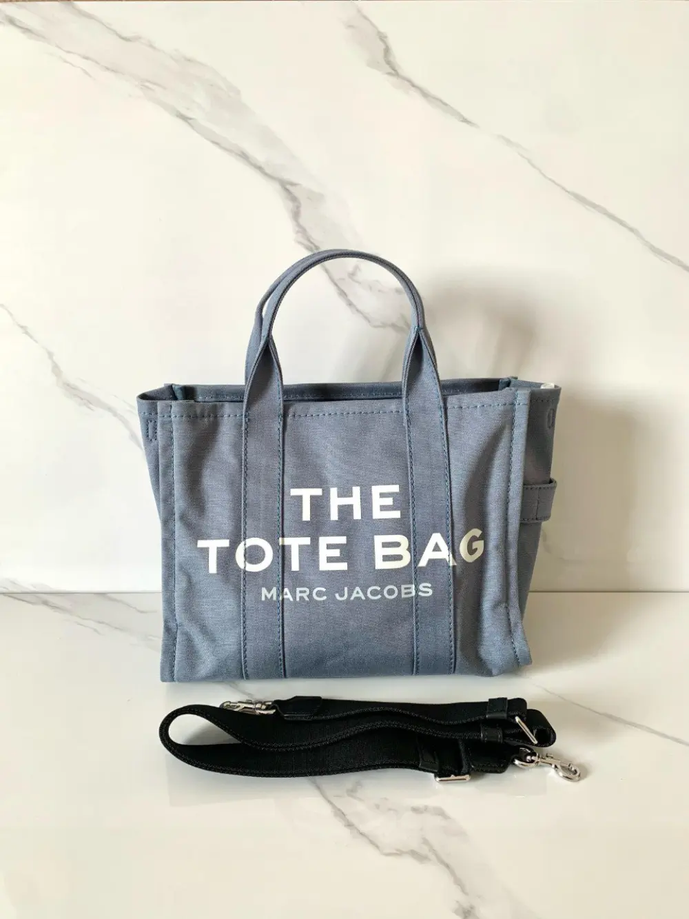 MARC JACOB SMALL TRAVEL TOTEBAG blue shadow