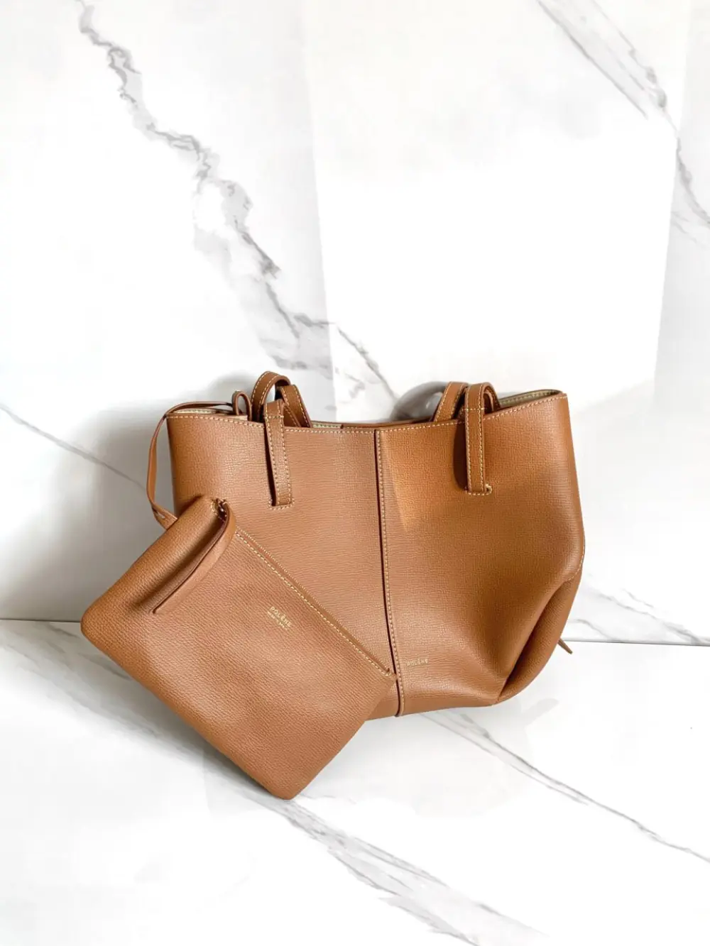 POLENE CYME MINI camel
