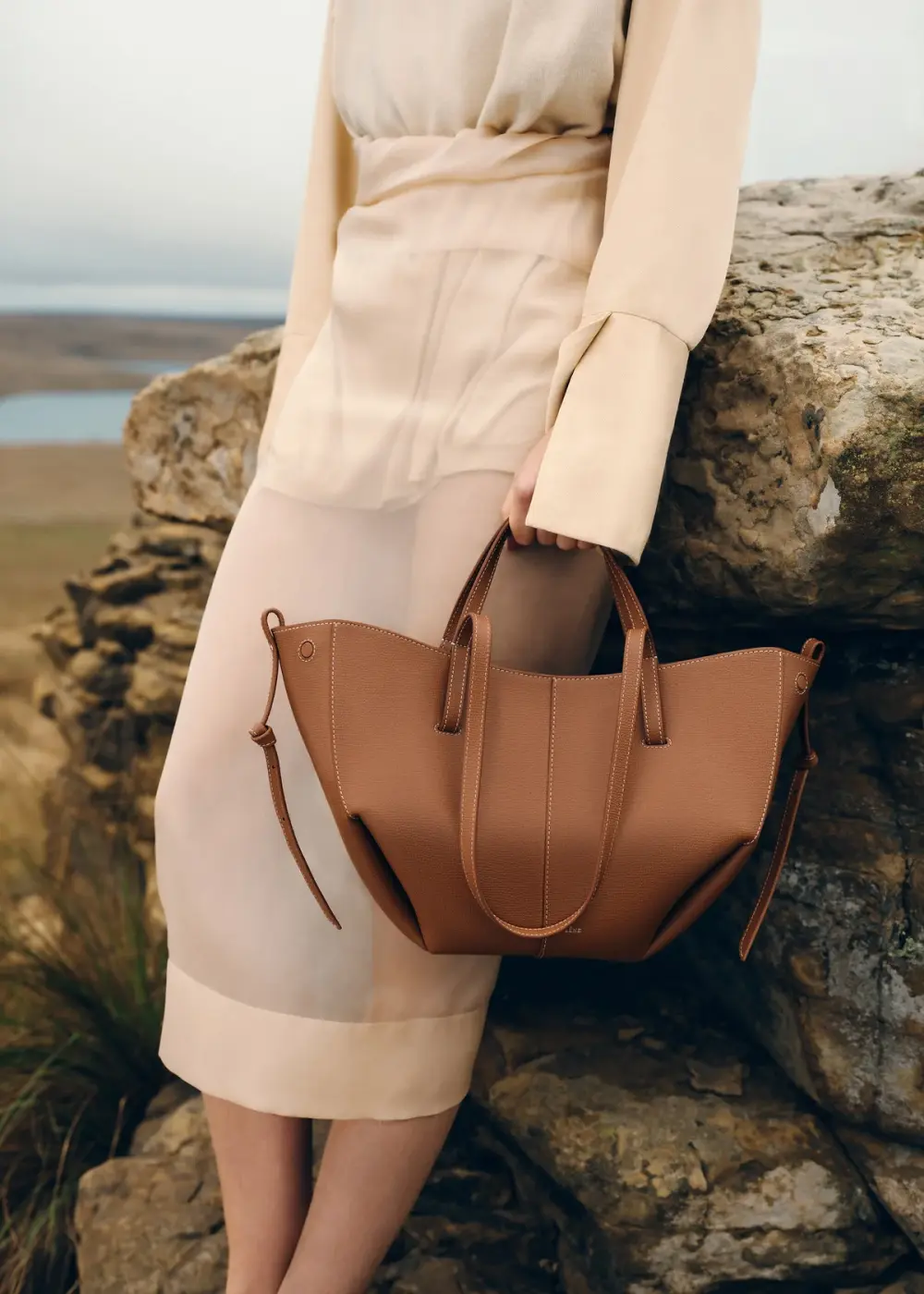 POLENE CYME MINI camel