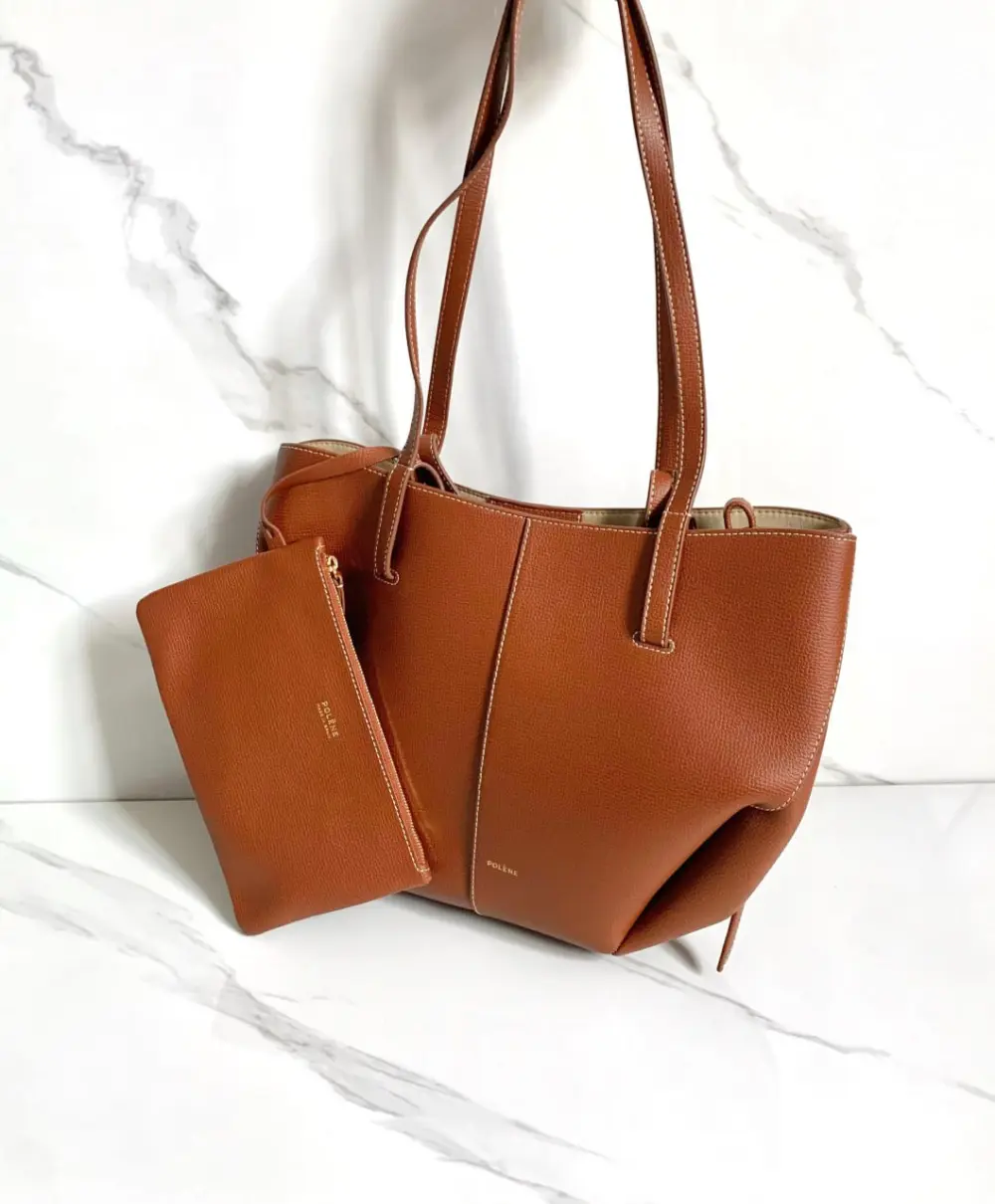 POLENE CYME MINI cognac