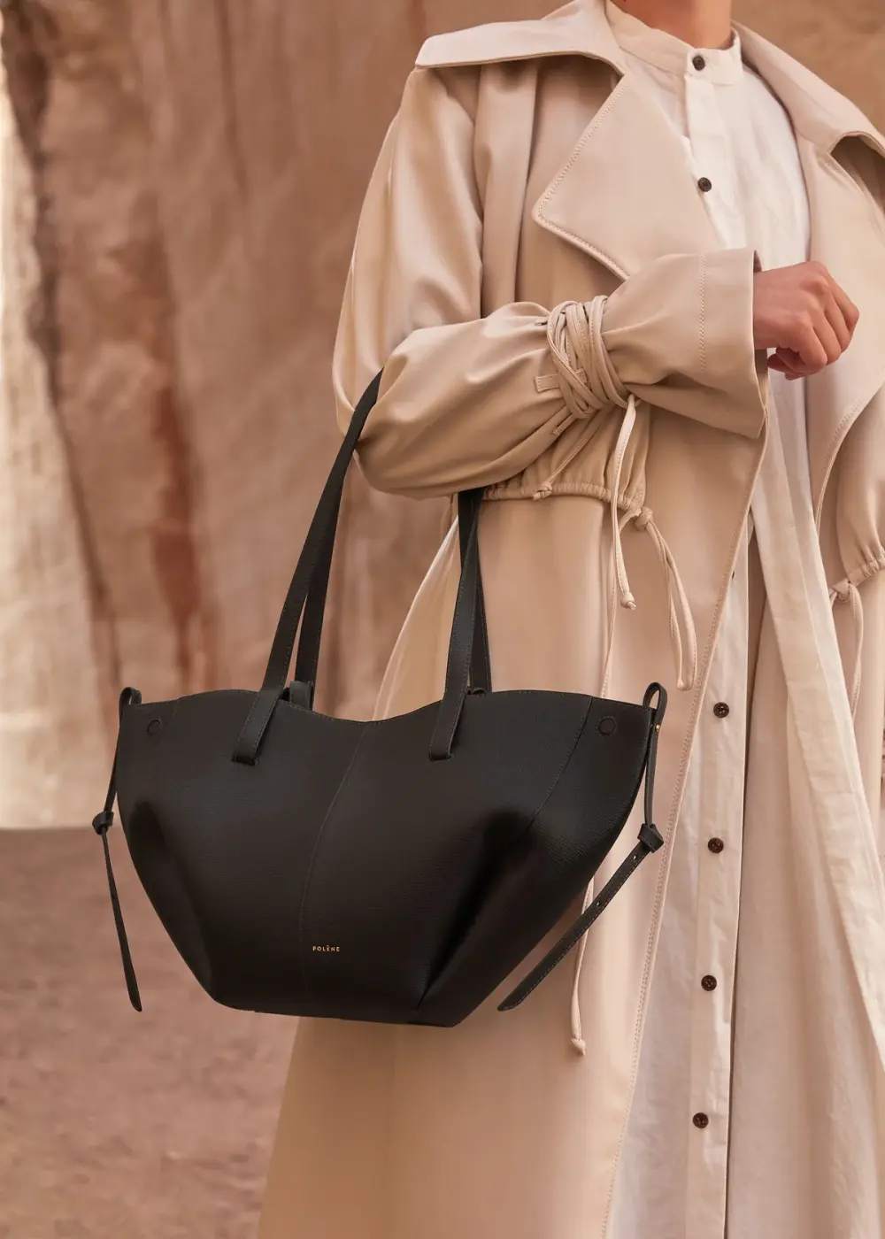 POLENE CYME MINI black