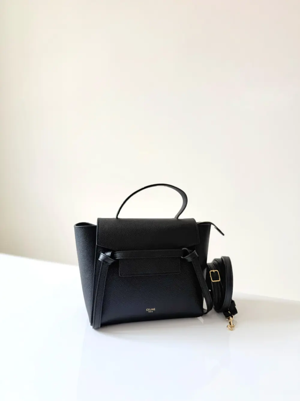 CELINE NANO BELT BAG black