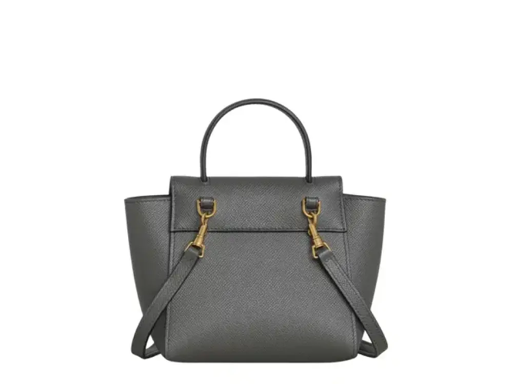 CELINE PICO BELT BAG dark grey