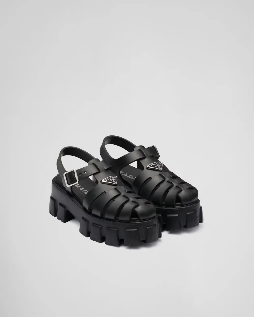 RUBBER SANDAL · black