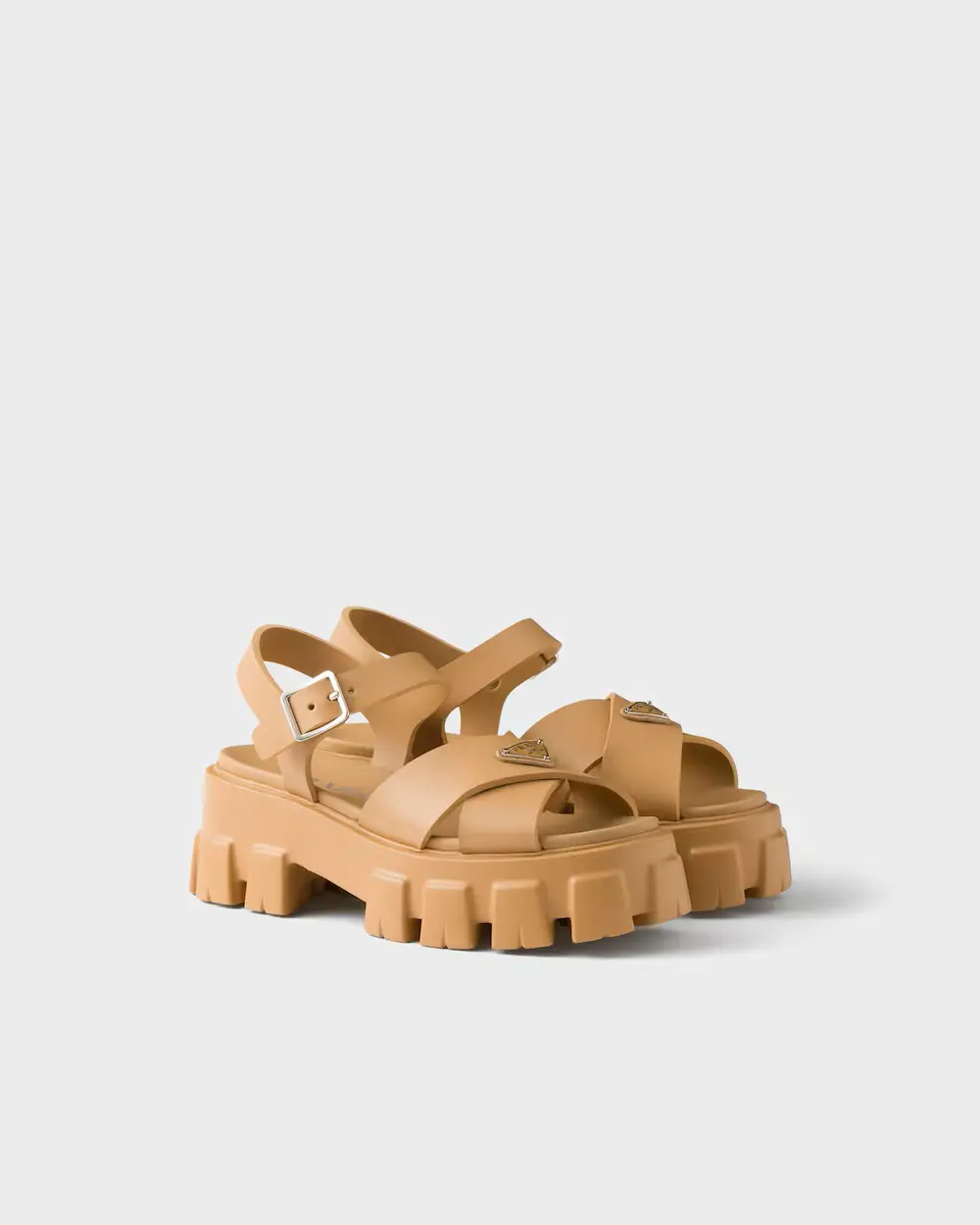 RUBBER SANDAL MONOLITH SANDAL · barley