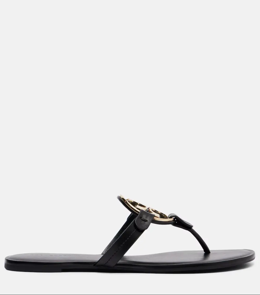 TORY BURCH THONG MILLER black