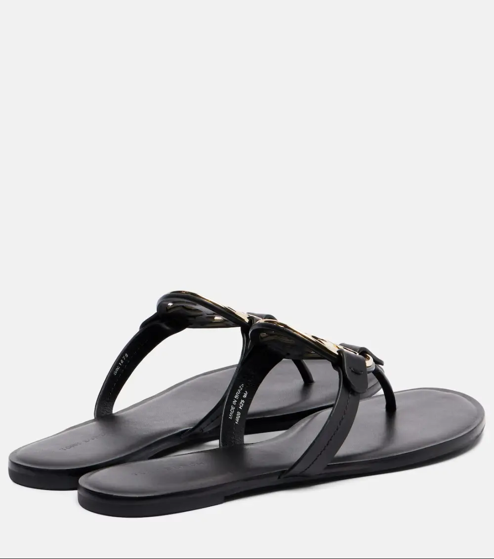 TORY BURCH THONG MILLER black
