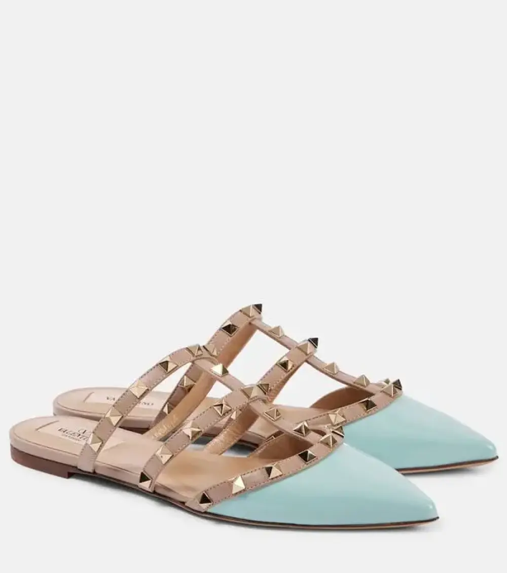 FLAT MULES · honey dew