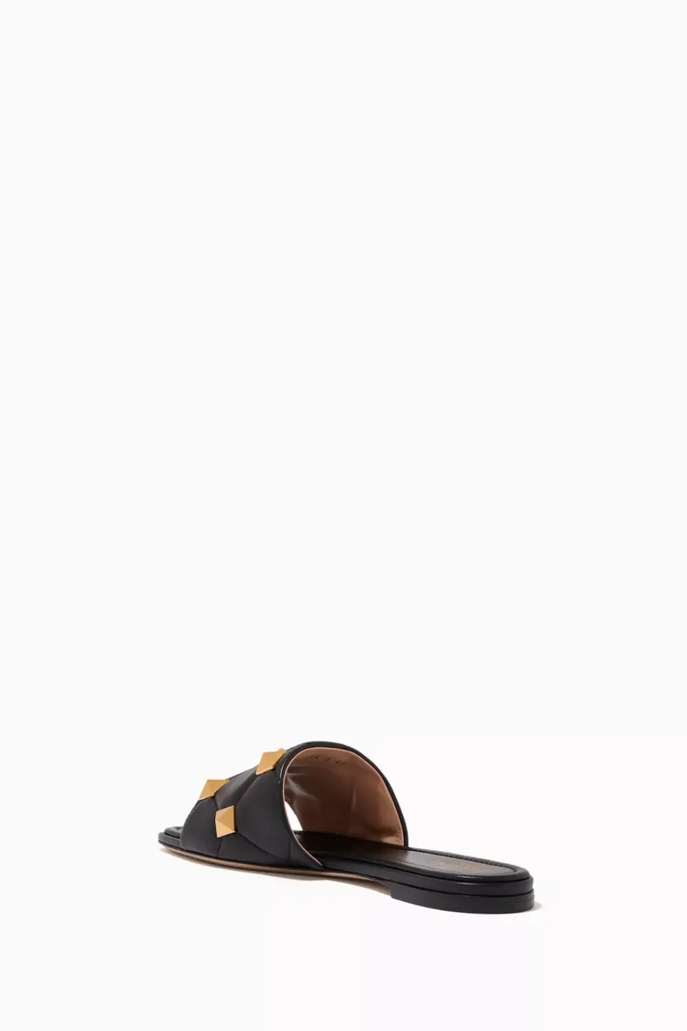 VALENTINO SLIDE ROMANSTUD black quilted