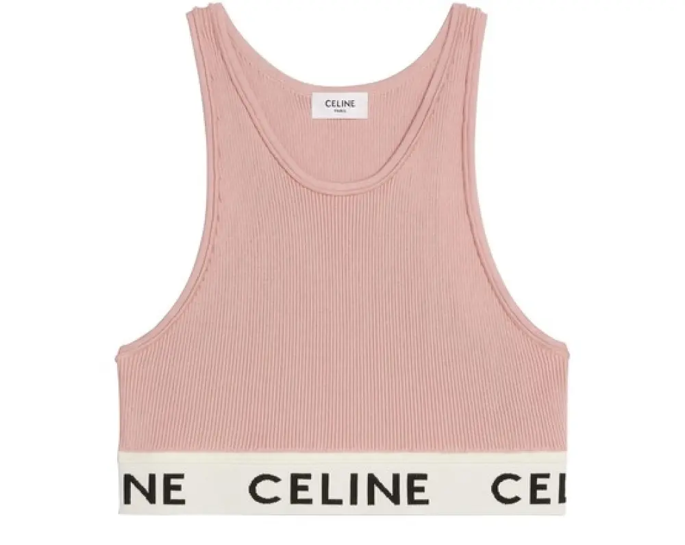 CROP TOP KNIT · baby pink