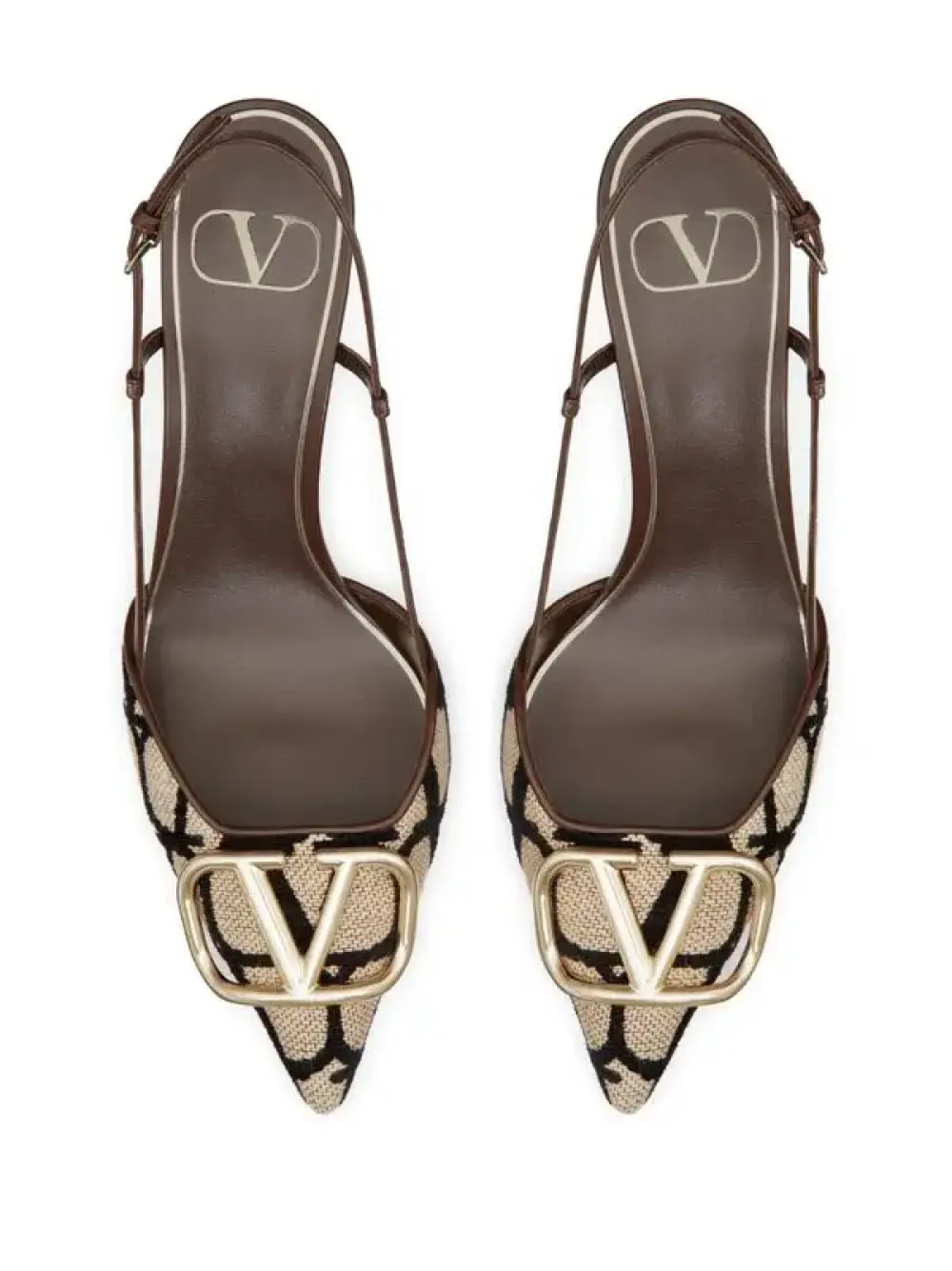 VALENTINO VLOGO 8CM TOILEMONO black natural