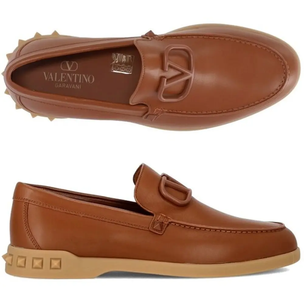 VALENTINO VLOGO LOAFER MEN brown