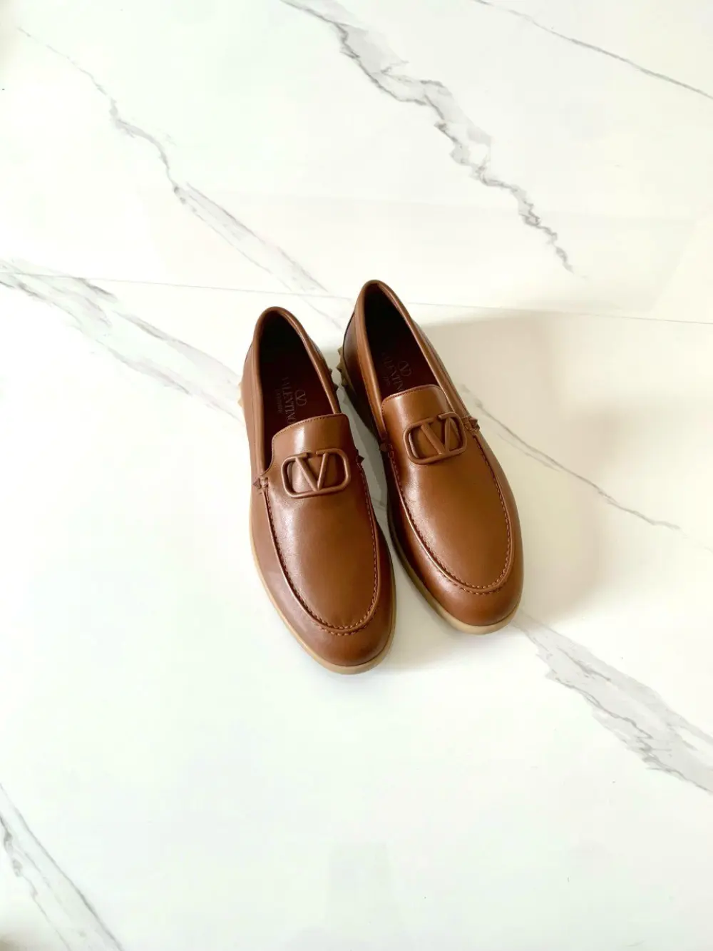 VALENTINO VLOGO LOAFER MEN brown