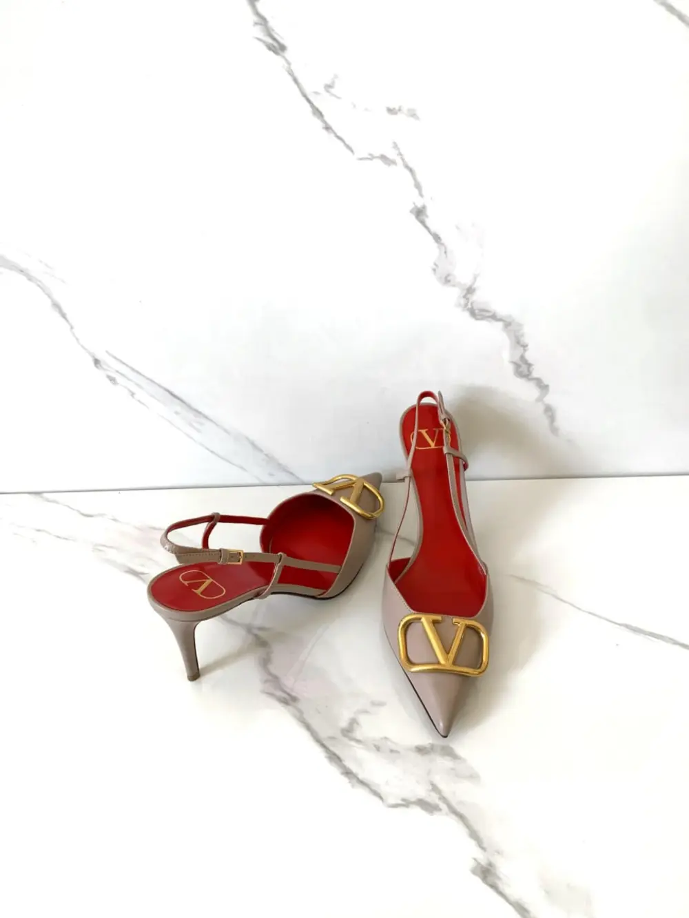 VALENTINO VLOGO SLING 85CM nude