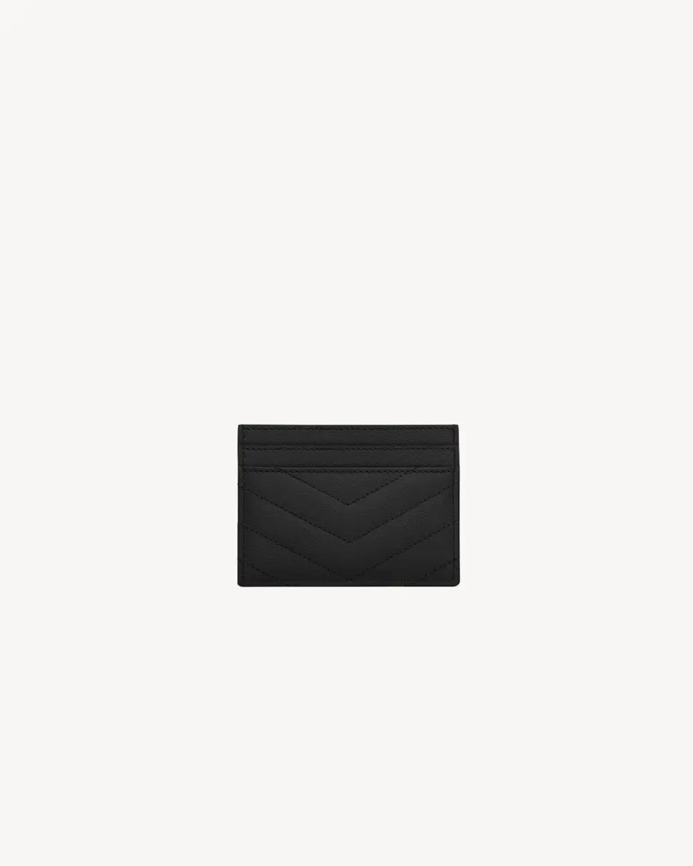 YSL SAINT LAURENT CARD HOLDER black ghw