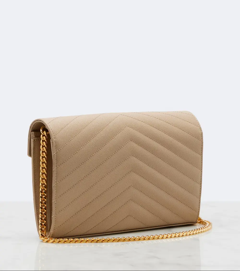 YSL SAINT LAURENT WOC 22CM dark beige ghw