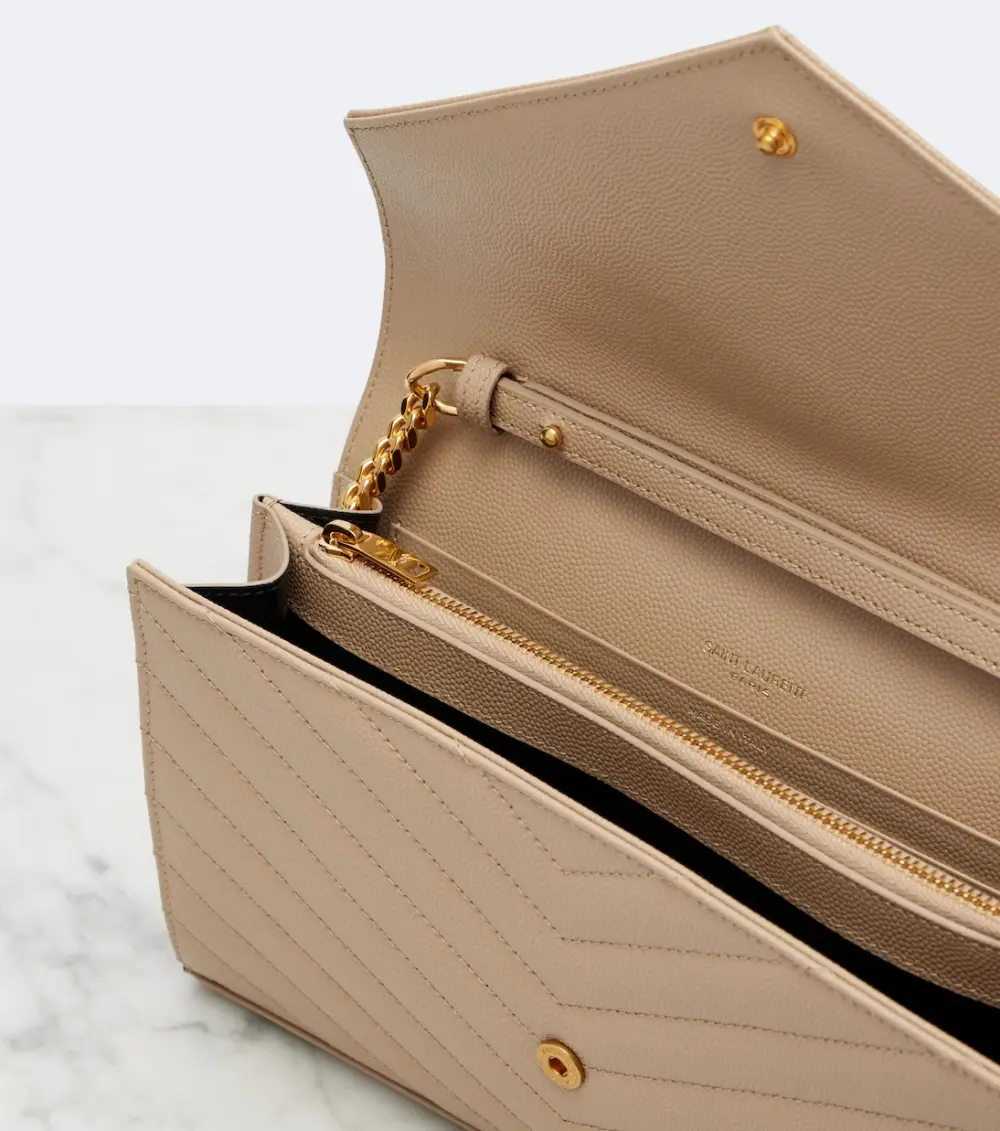 YSL SAINT LAURENT WOC 22CM dark beige ghw