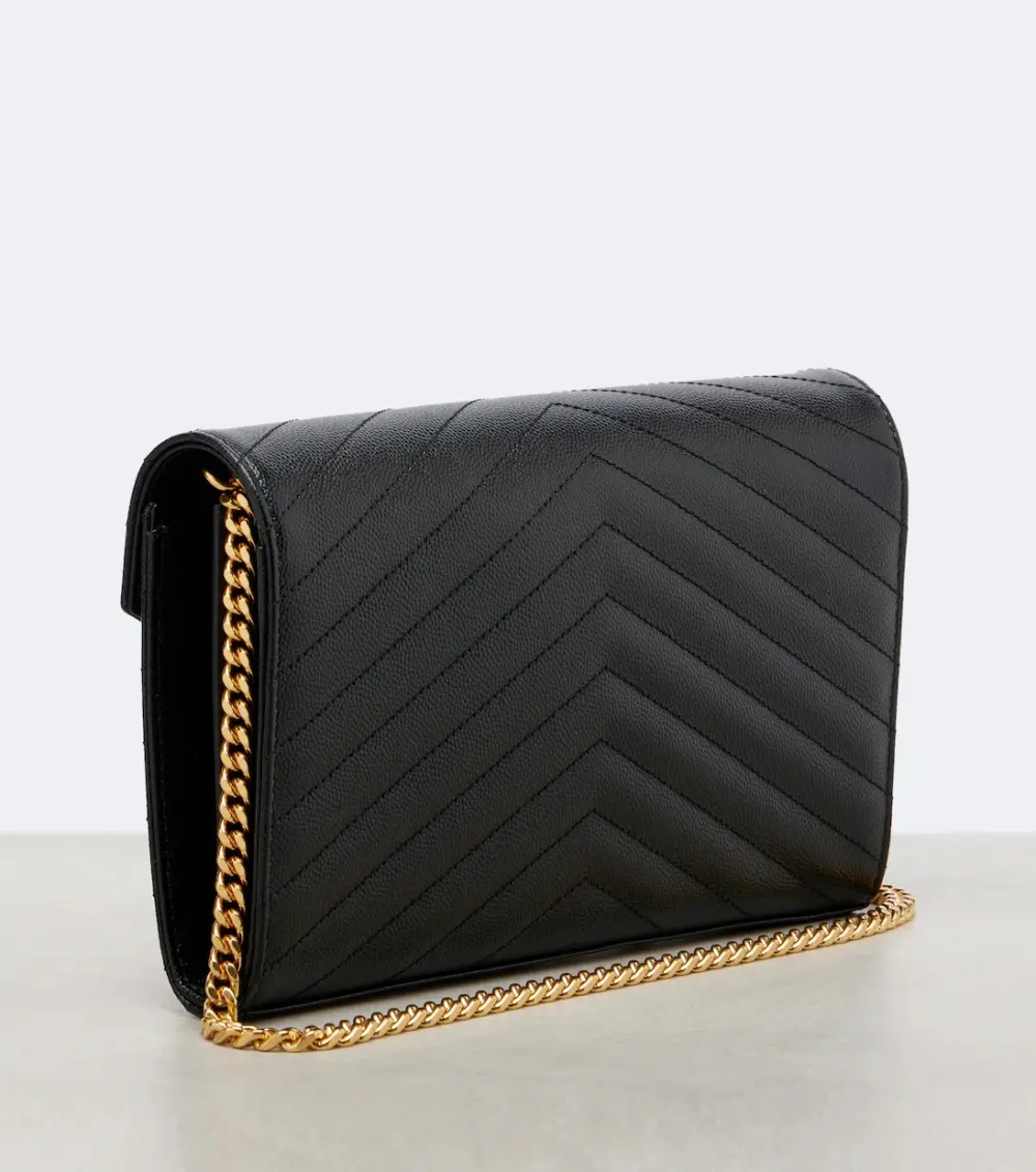 YSL SAINT LAURENT WOC 22CM black caviar ghw