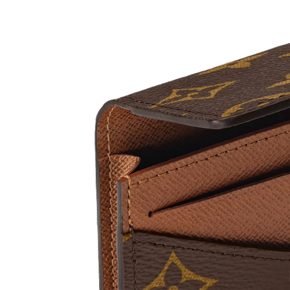 LOUIS VUITTON LV CARD VISITE ENVELOPE WALLET monogram brown
