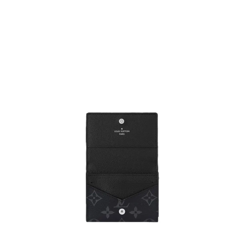 LOUIS VUITTON LV CARD VISITE ENVELOPE WALLET monogram eclipse