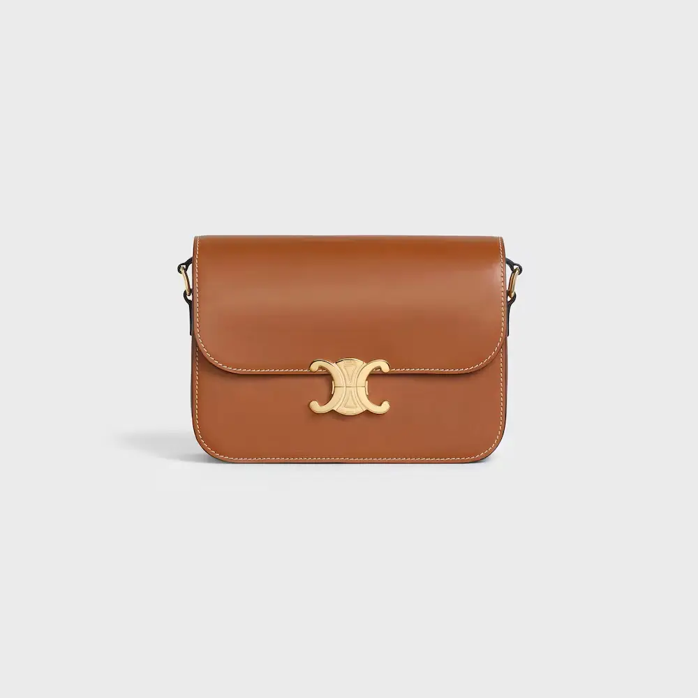 CLASSIQUE TRIOMPHE NATURAL CALFSKIN · tan ghw
