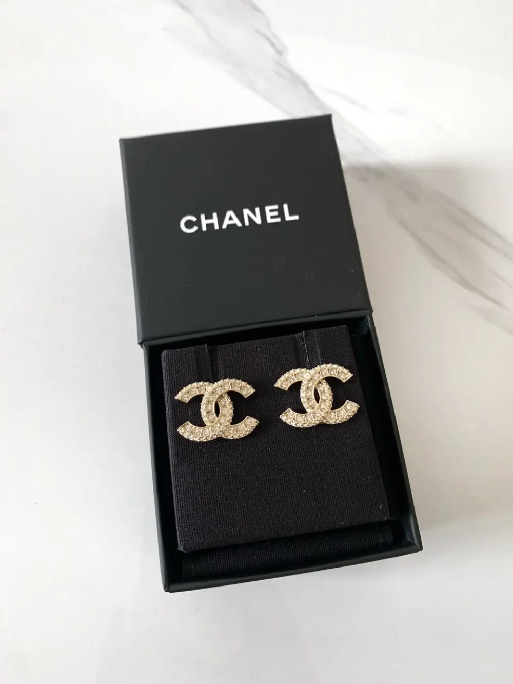 EARRING ANTING DOUBLE LIST CRYSTAL · ghw