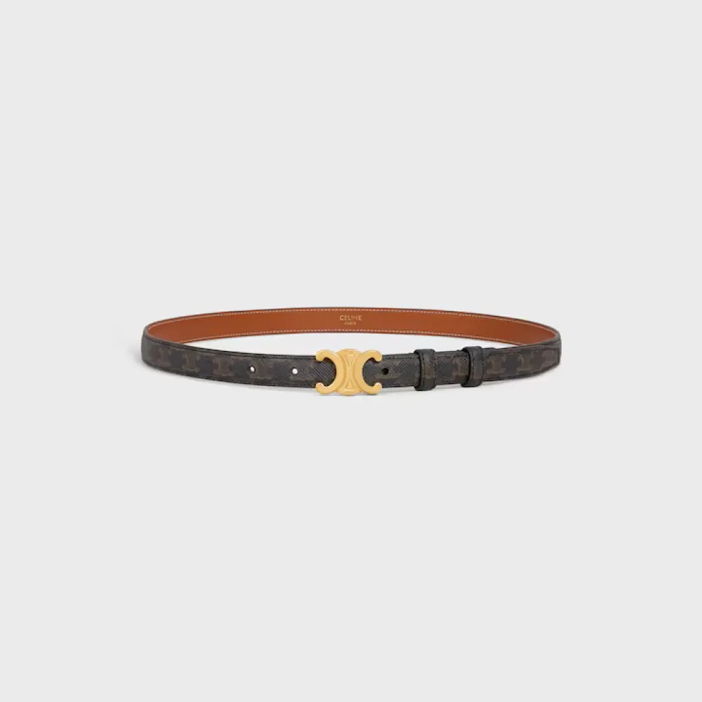 BELT TRIOMPHE CANVAS 1,8CM · tan ghw