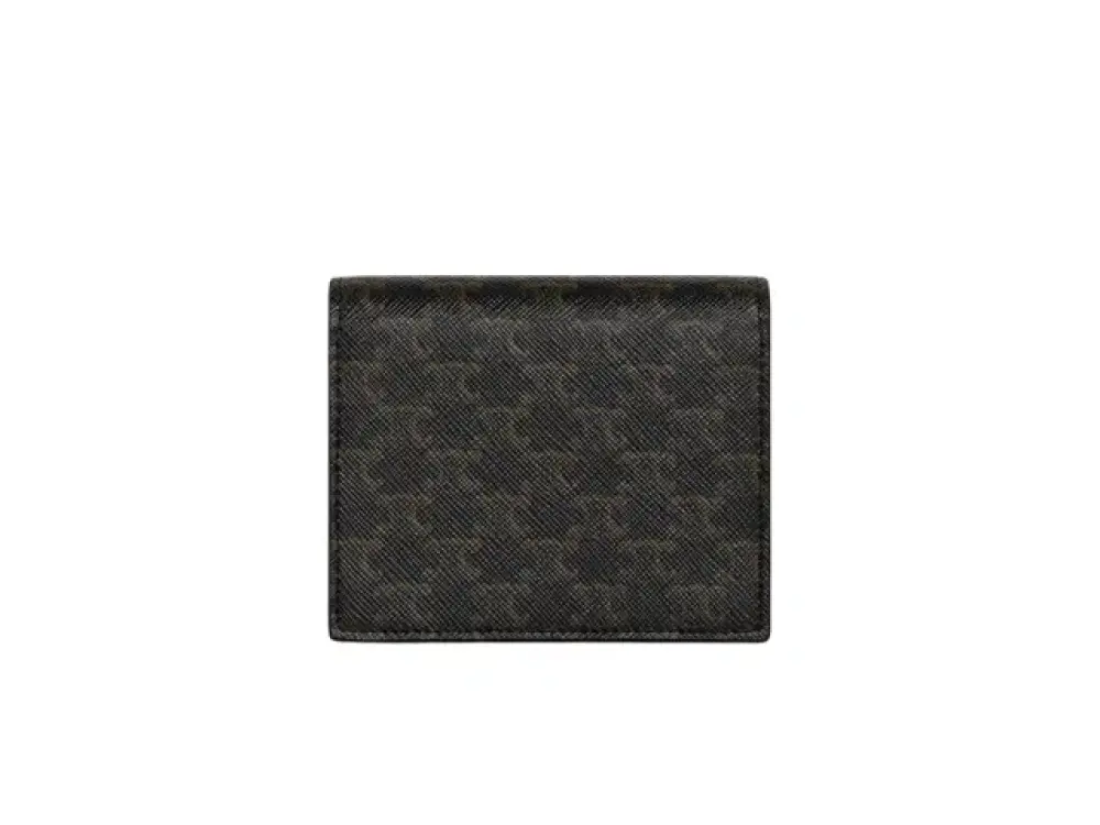 CELINE ORIGAMI CARD HOLDER TRIOMPHE CANVAS tan