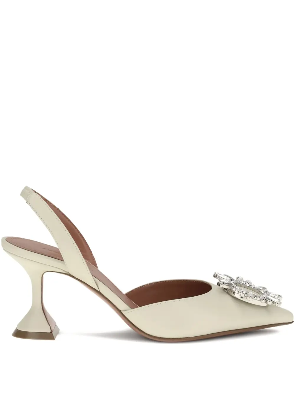 BEGUM HEELS 7CM · almond nappa
