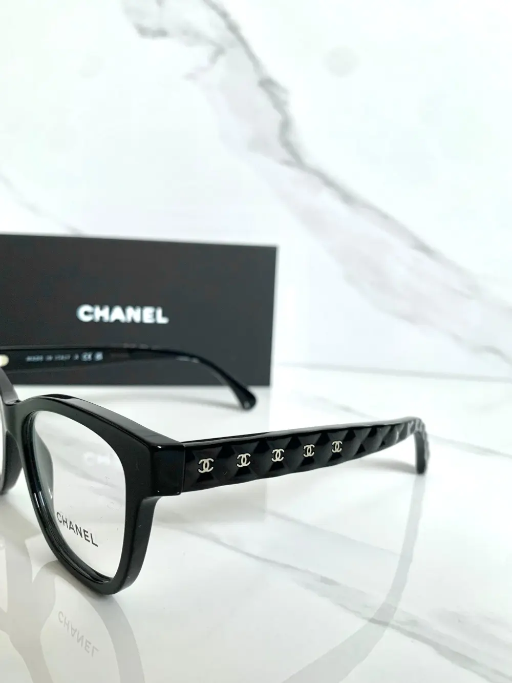 CHANEL OPTIC SUNGLASSES black
