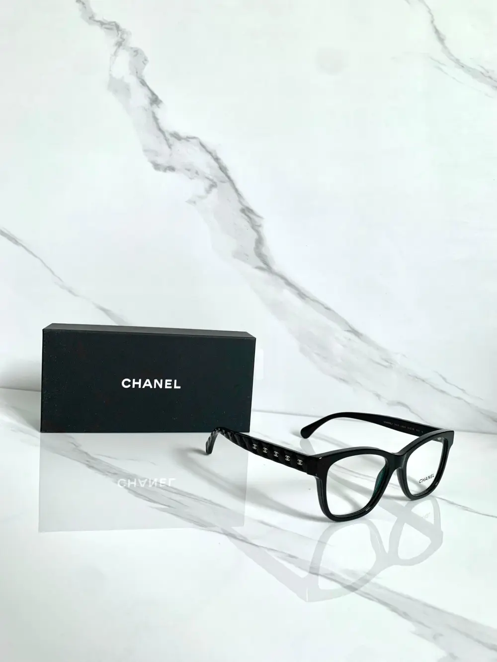 CHANEL OPTIC SUNGLASSES black