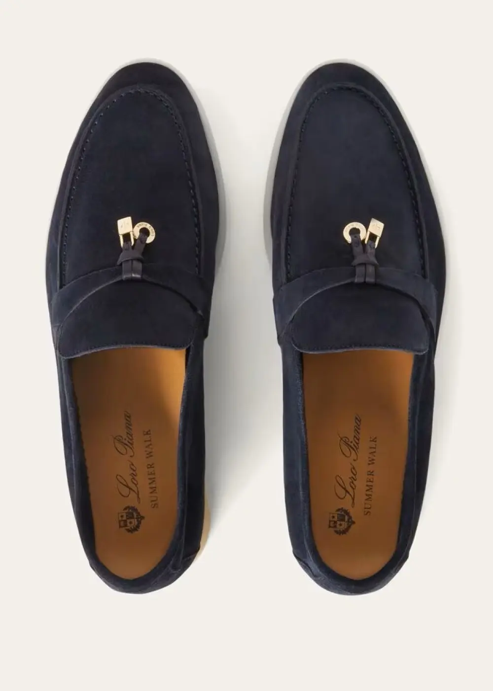 LORO PIANA SUMMER CHARMS WALK LOAFER ARGO BLUE MELANGE (W948)