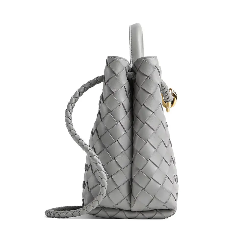 BOTTEGA VENETA BV SMALL ANDIAMO BAG STERLING