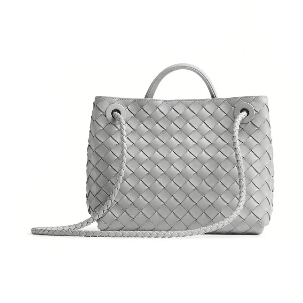 BOTTEGA VENETA BV SMALL ANDIAMO BAG STERLING