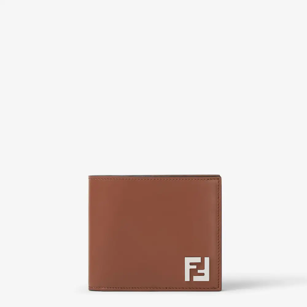 FF SQUARED BIFOLD WALLET · BROWN BLACK
