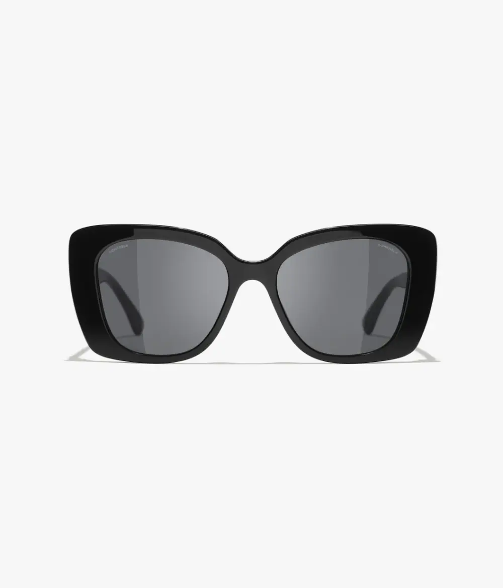 SQUARE SUNGLASSES · black grey - white