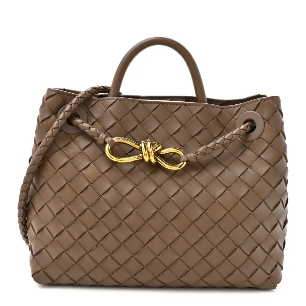 BV SMALL ANDIAMO BAG · PINECONE GHW