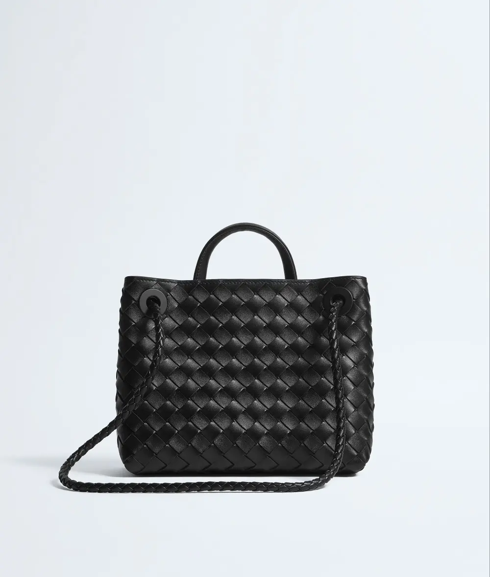 BOTTEGA VENETA BV SMALL ANDIAMO BAG BLACK GHW