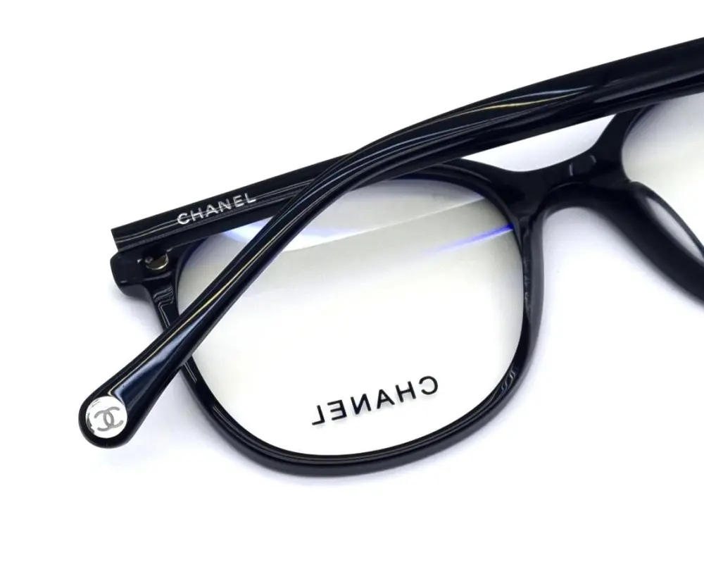 CHANEL PANTOS OPTIC EYEGLASSES BLACK