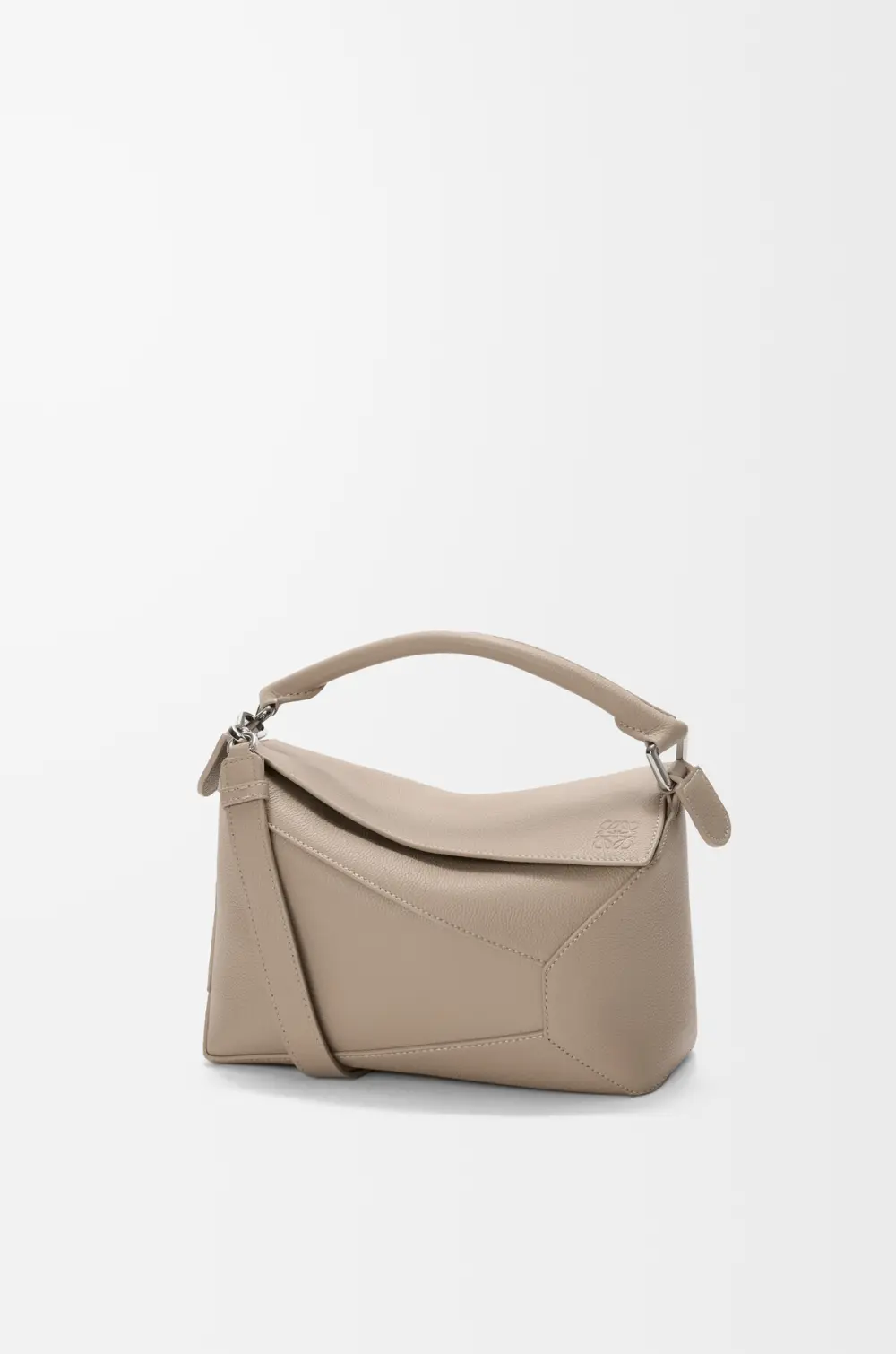 SMALL PUZZLE BAG SOFT GRAINED CALFSKIN · CLAY SHW