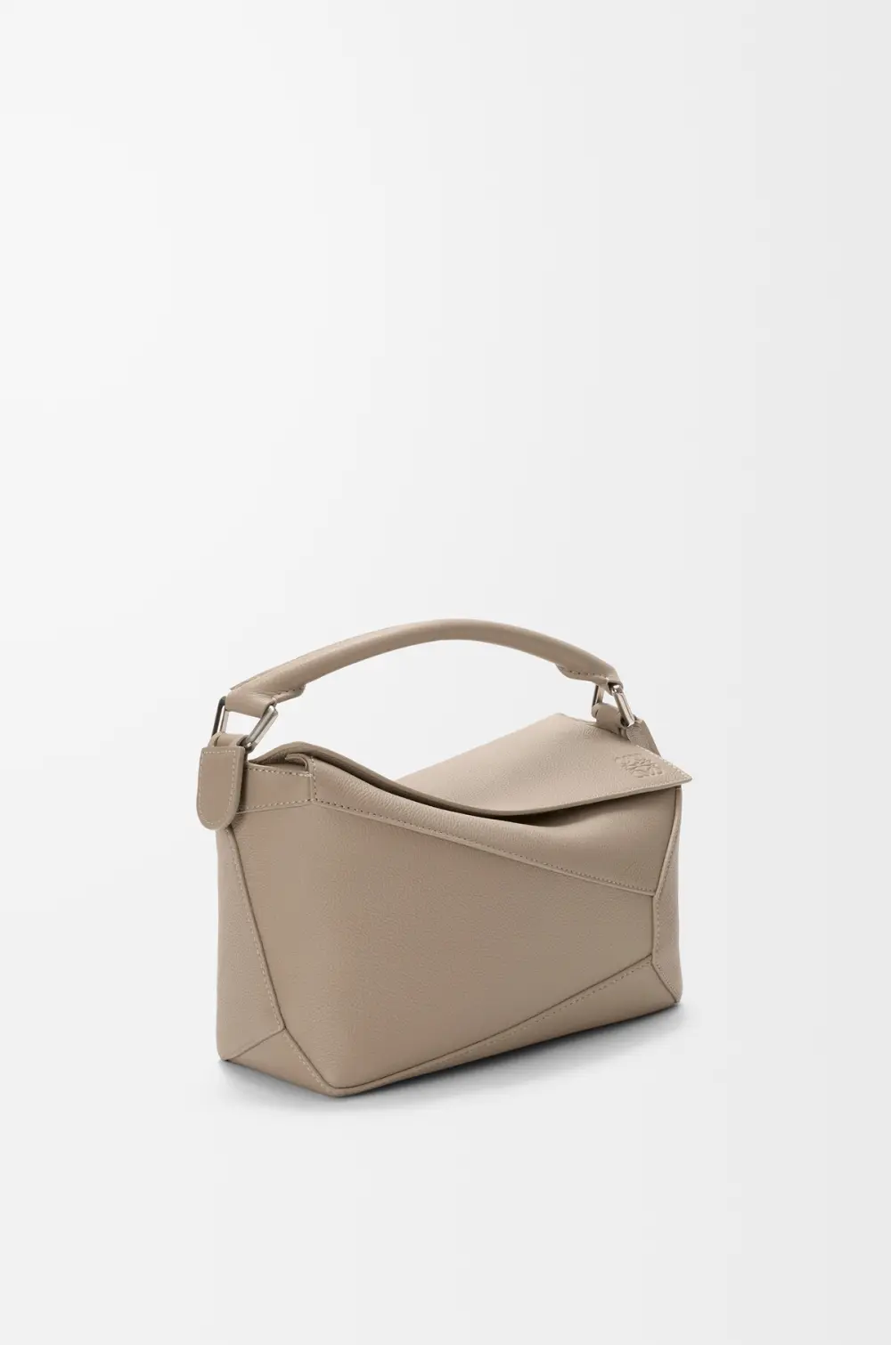 LOEWE SMALL PUZZLE BAG SOFT GRAINED CALFSKIN CLAY SHW