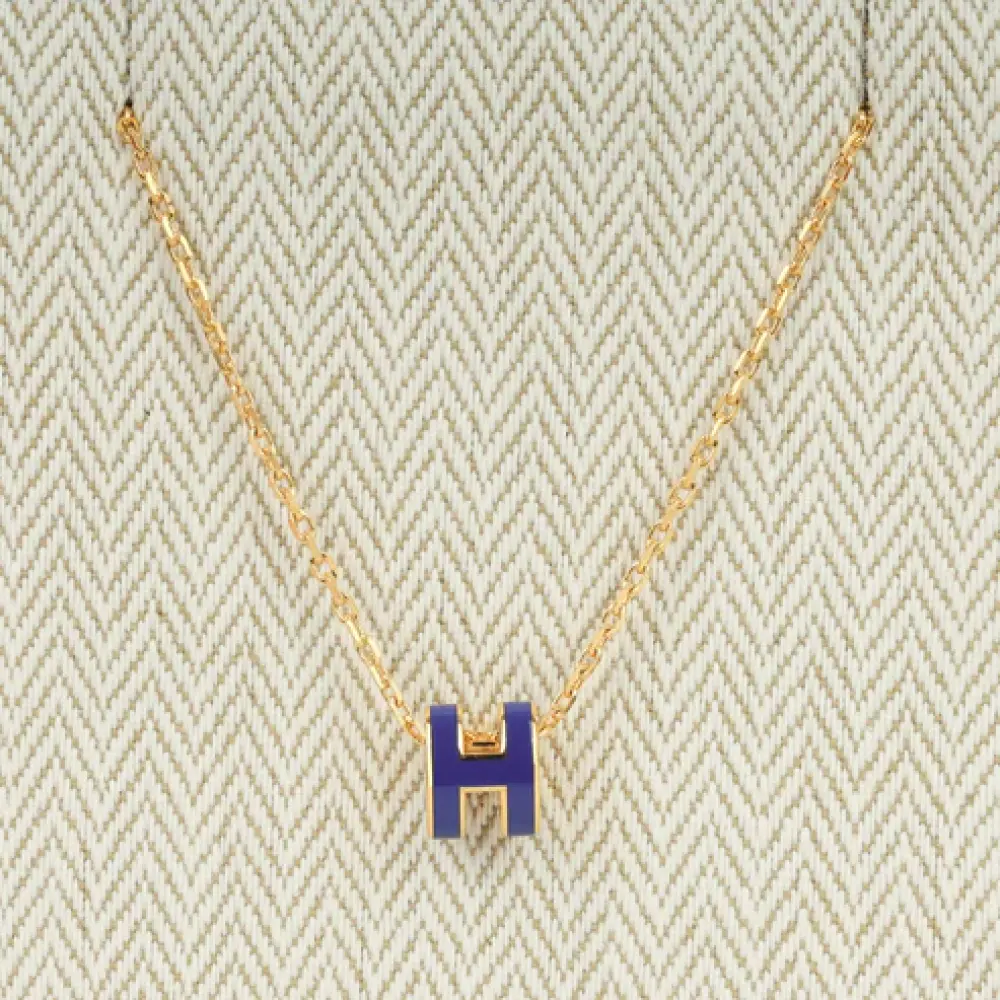 NECKLACE POP H MINI · BLUE SAPHIR GHW