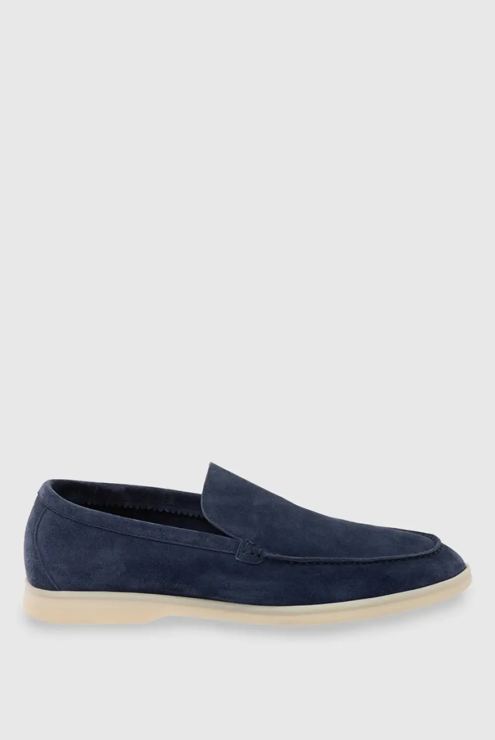 LORO PIANA SUMMER CHAMRS WALK LOAFER MEN SUEDE CLASSIC BLUE (W019)