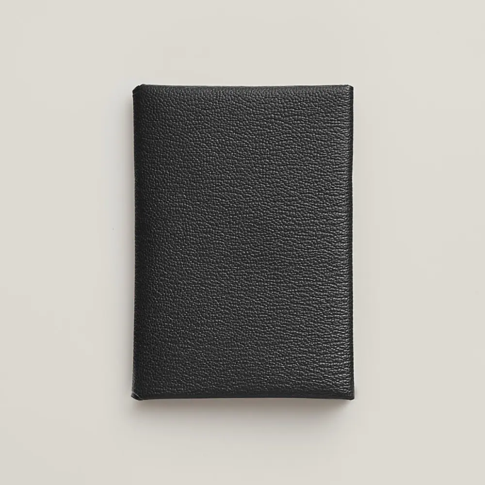 CALVI DUO CARD HOLDER · BLACK EPSOM