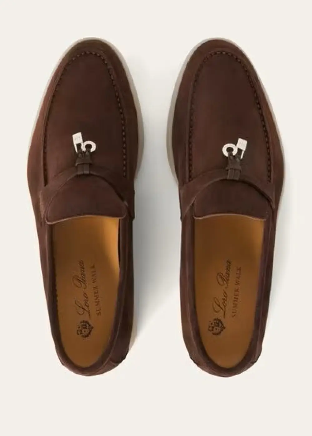LORO PIANA SUMMER CHARMS WALK LOAFER CHOCOLATE (H026)
