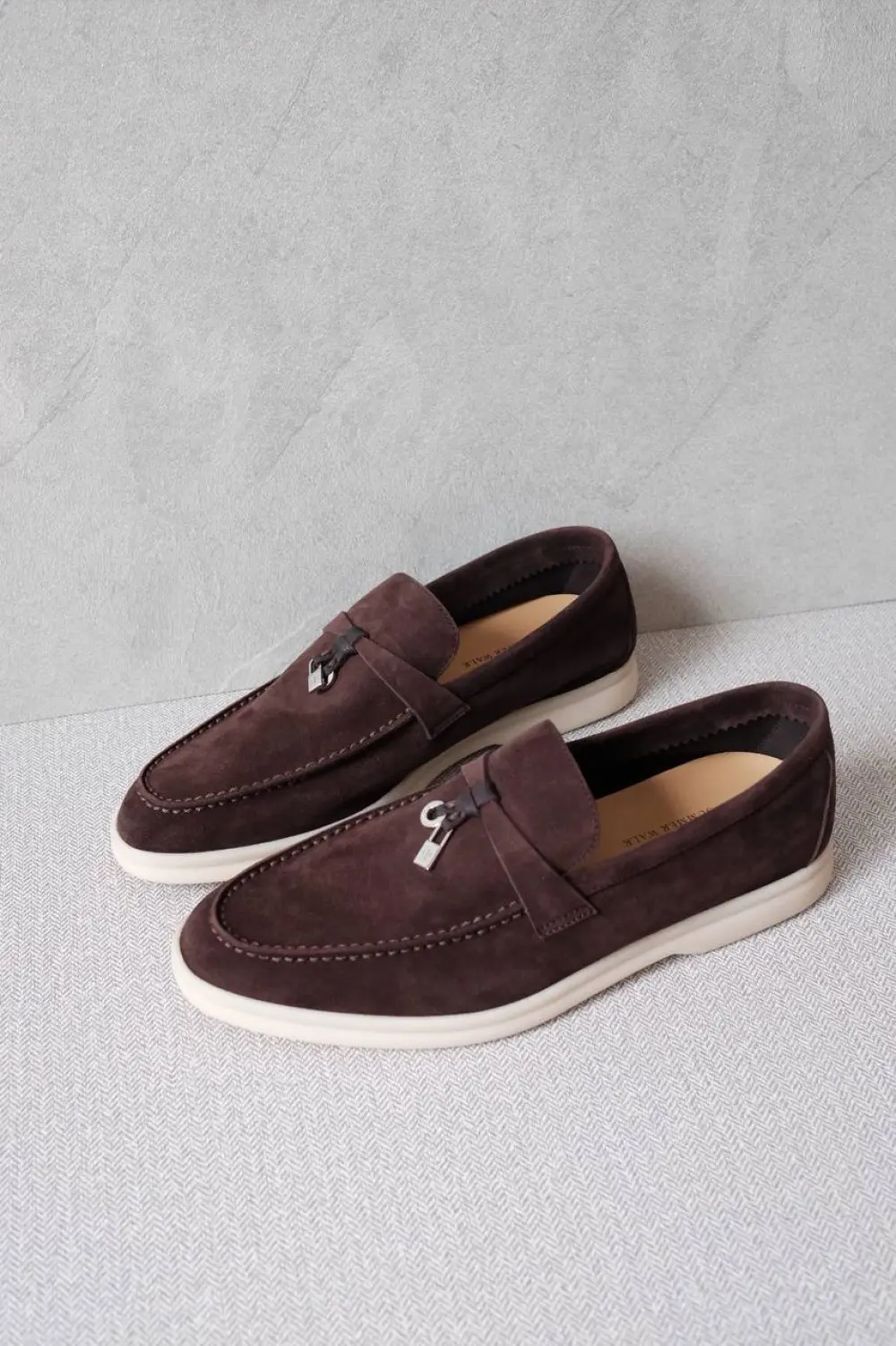 LORO PIANA SUMMER CHARMS WALK LOAFER CHOCOLATE (H026)