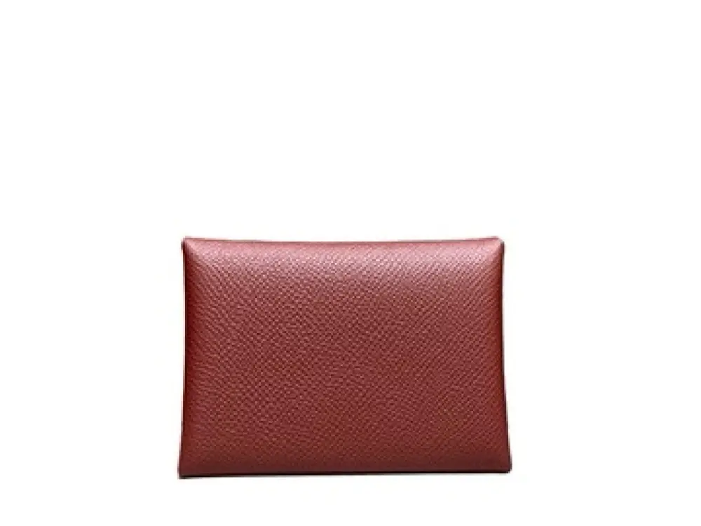 CALVI DUO CARD HOLDER · ROUGE H EPSOM