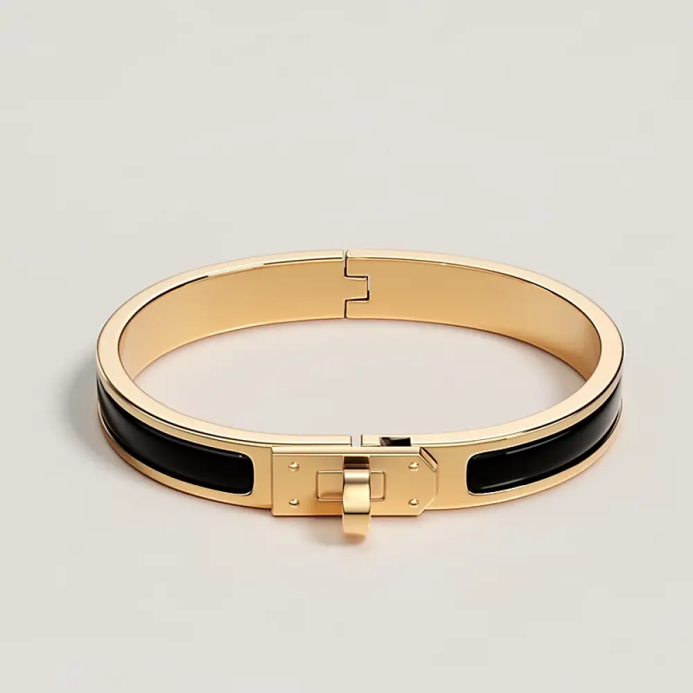 MINI CLIC KELLY BRACELET · BLACK GHW