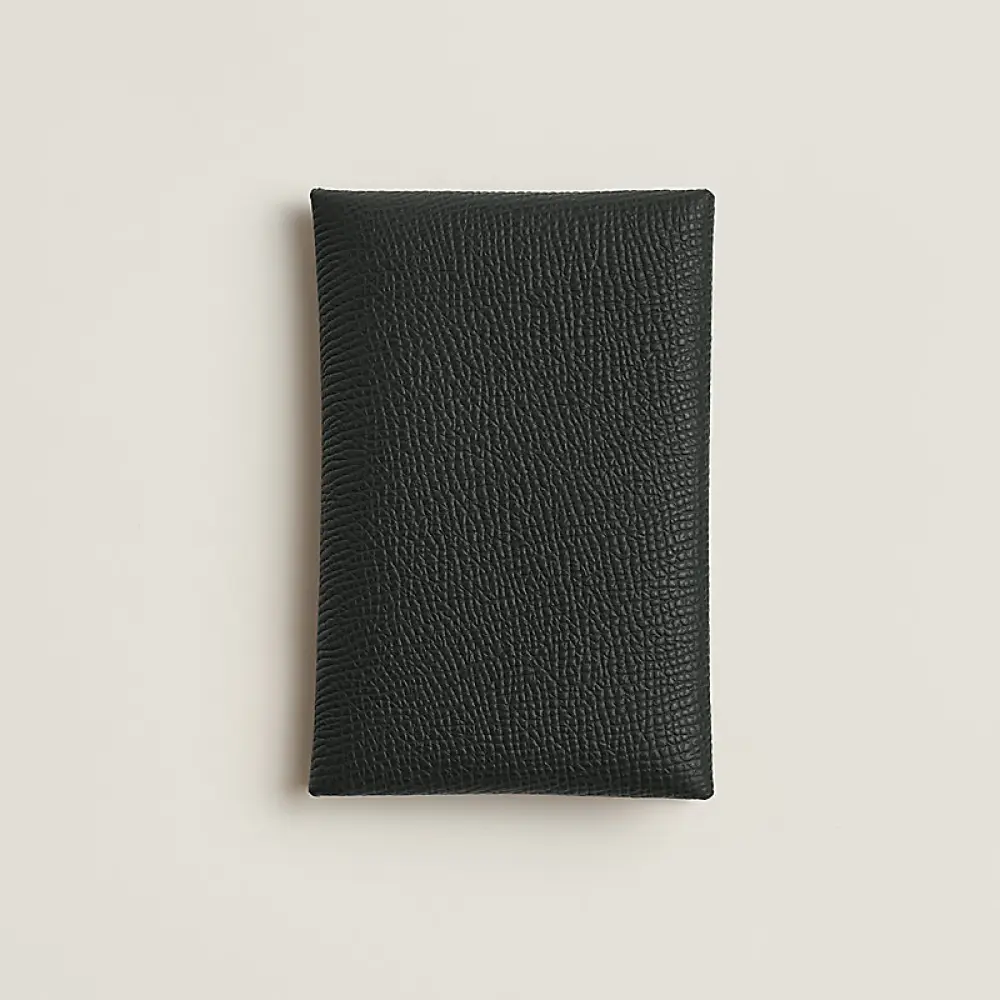 CALVI CARD HOLDER · VERT FONCE EPSOM