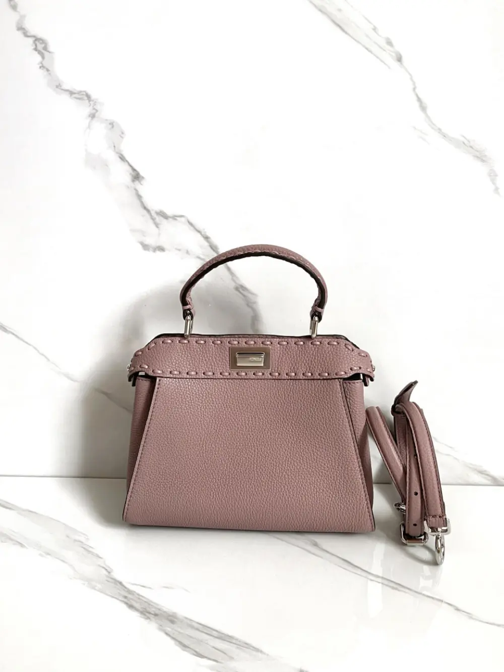 FENDI PEEKABOO MINI BAG PURPLE SHW